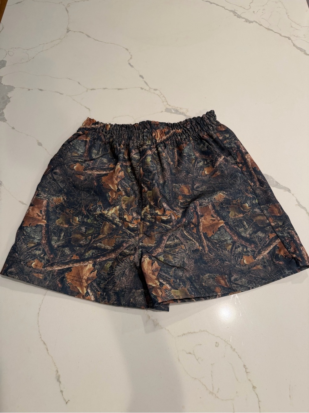 MNML MENS NOT WOMENS Camouflage Shorts - Black/Brown/Green